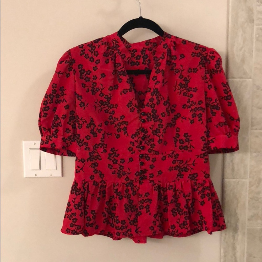 Custom blouse, to be cherished for years to come.